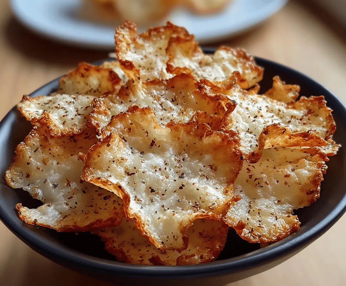Easy Crispy Cottage Cheese Chips Recipe