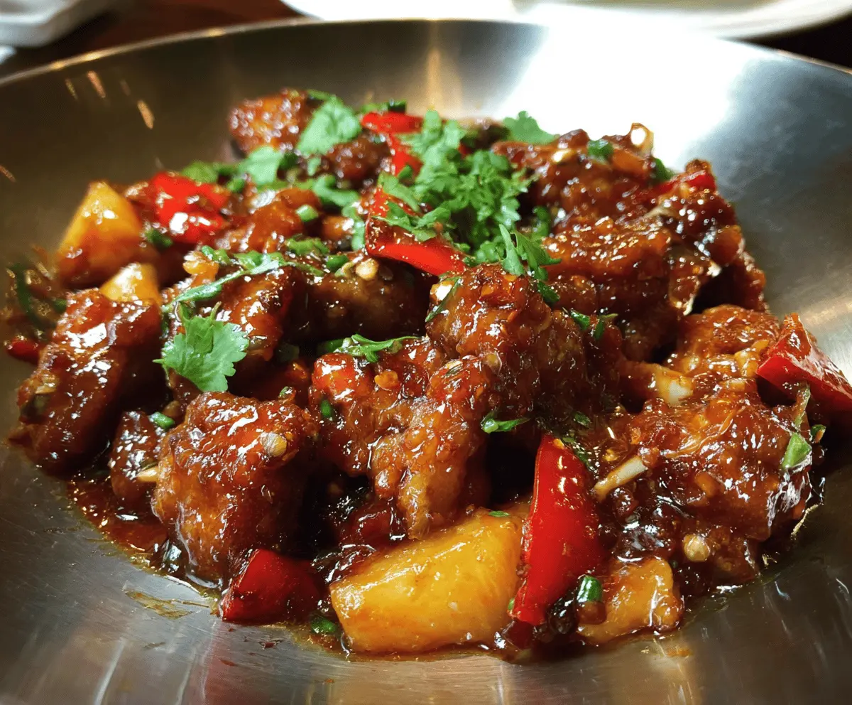 Easy Super Tender Pineapple Pork Recipe