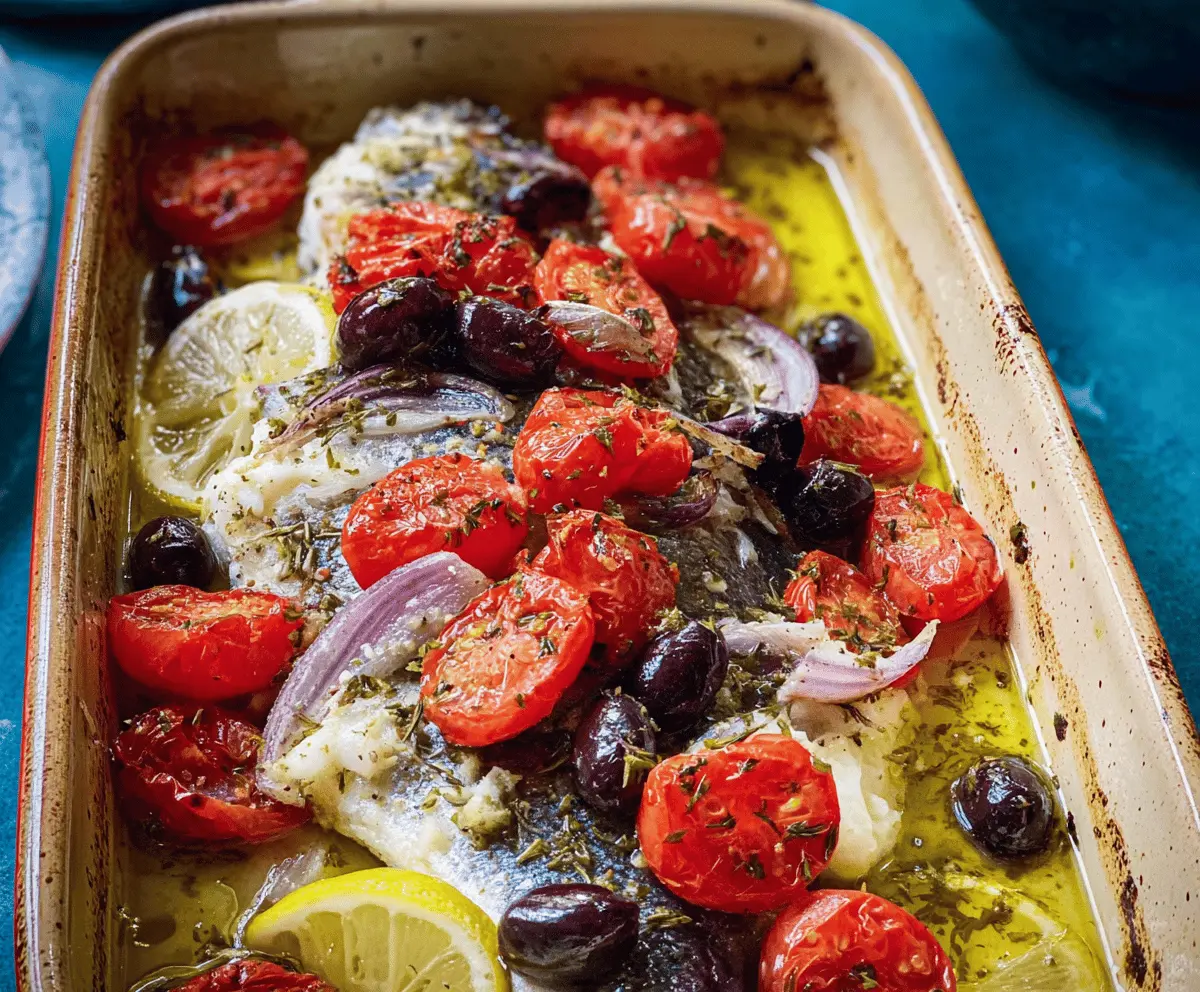 Easy Mediterranean Baked Fish Recipe for Healthy Dinners