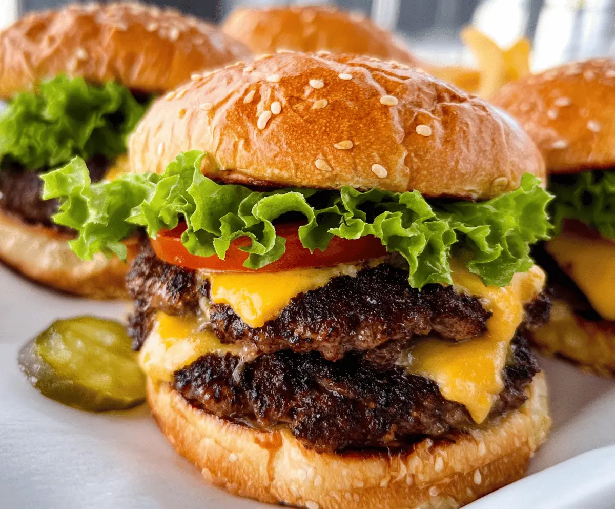 Easy Blackstone Smash Burgers Recipe