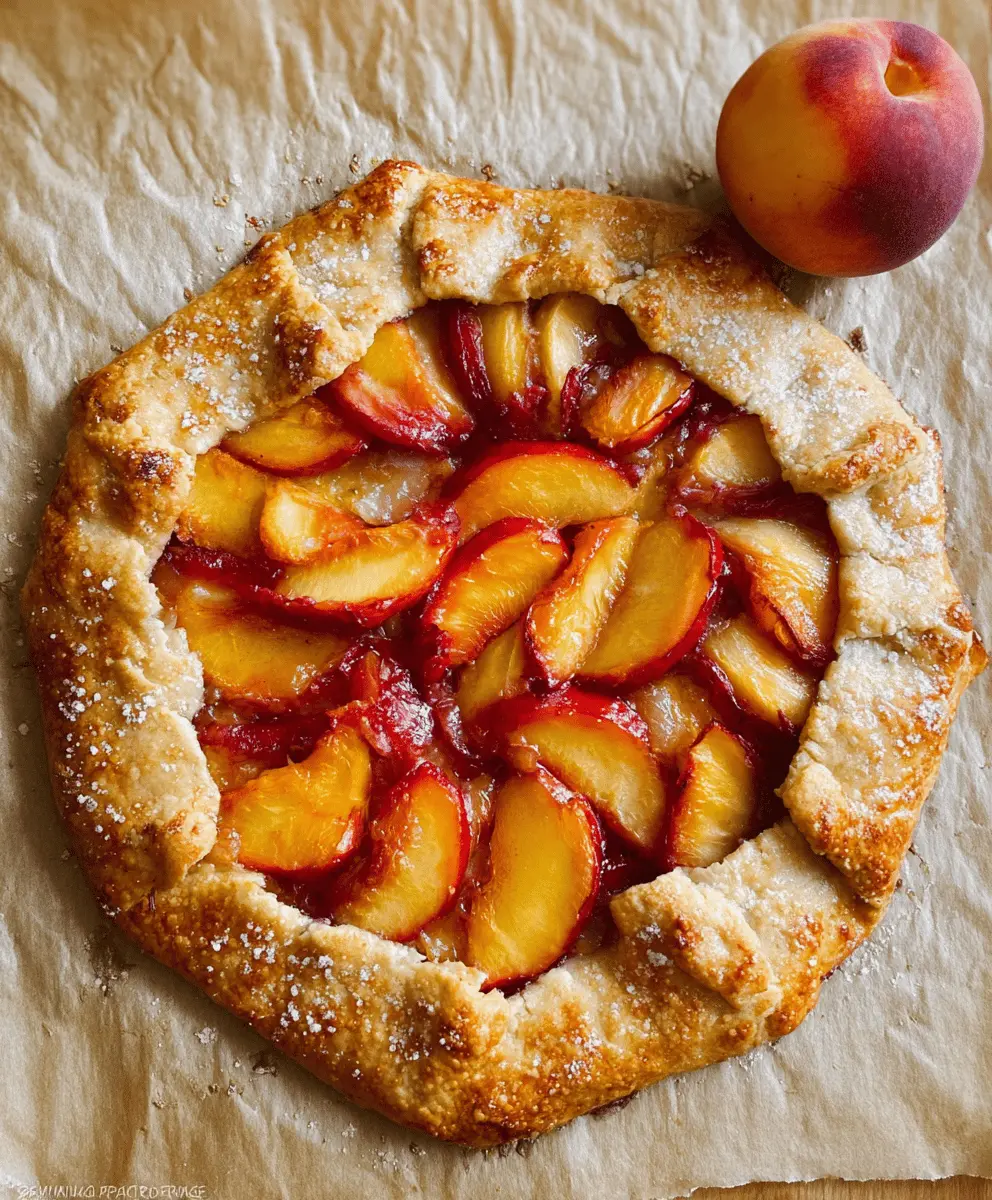 Easy Peach Galette Recipe – Quick & Delicious