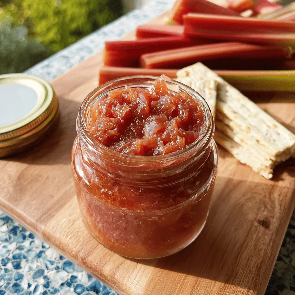 Easy Rhubarb Relish Recipe for Beginners