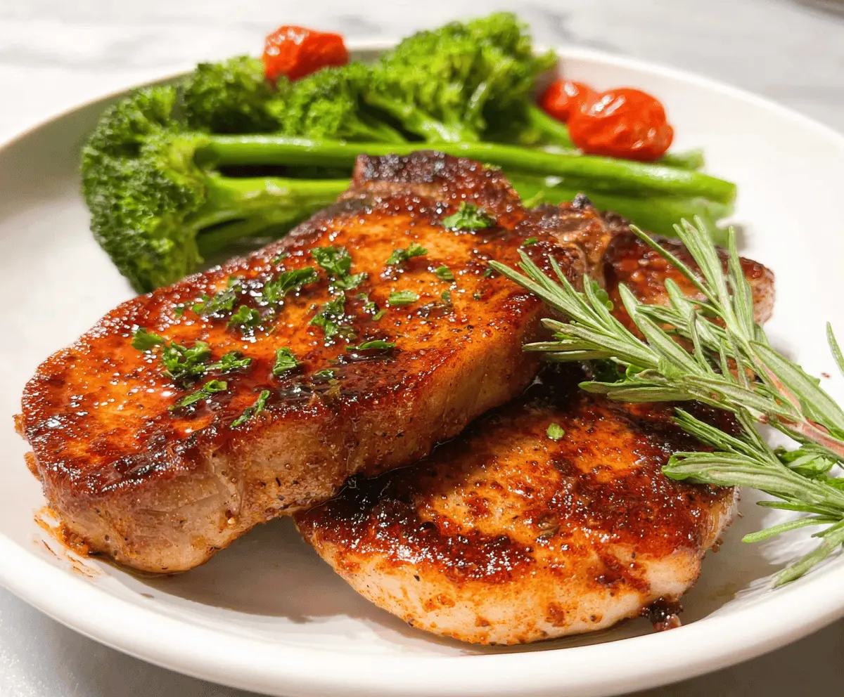 Easy Air Fryer Thin Pork Chops Recipe