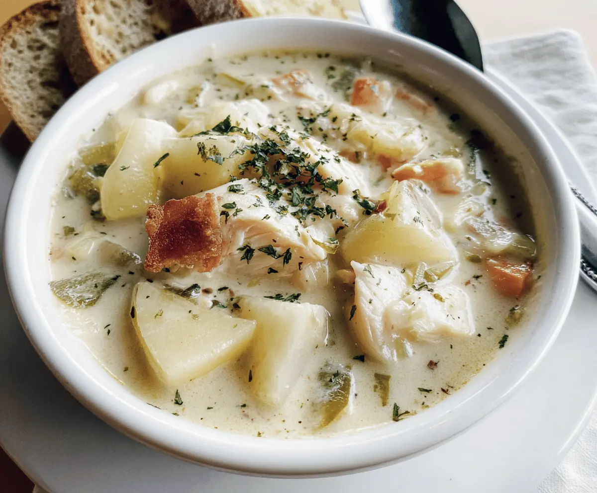 Easy Creamy Fish Chowder Recipe