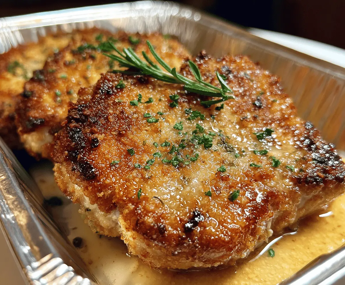 Easy Crispy Parmesan Baked Pork Chops