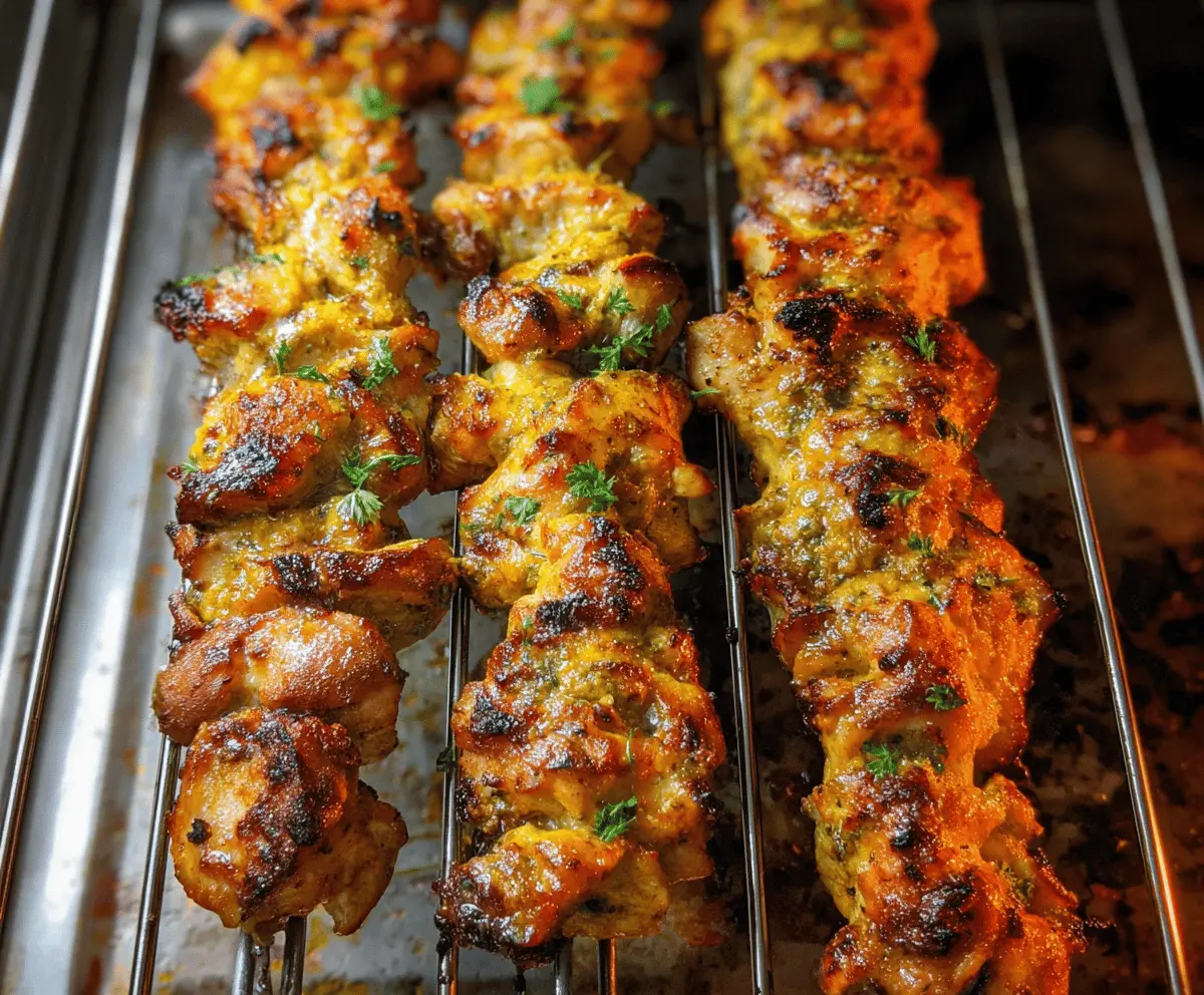 Easy Oven Chicken Skewers Recipe