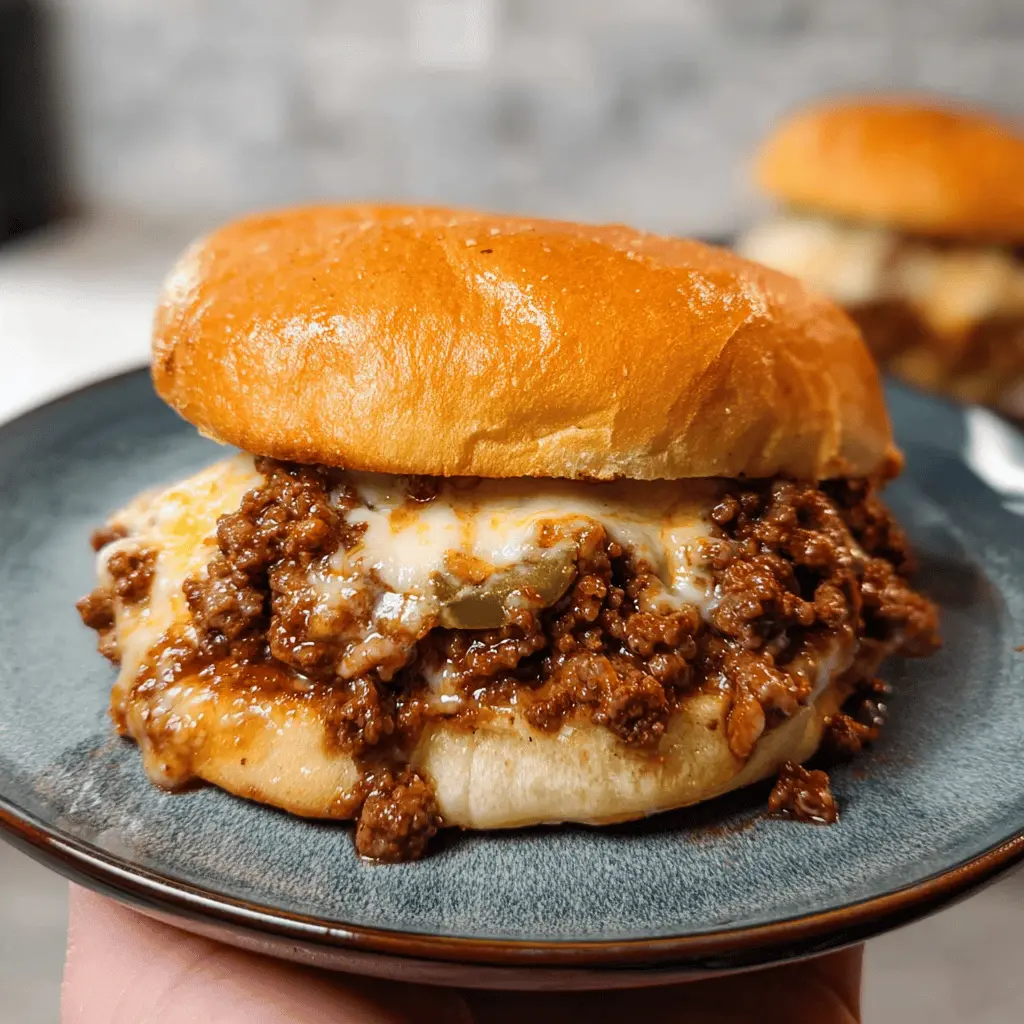 Easy Philly Cheesesteak Sloppy Joes Recipe