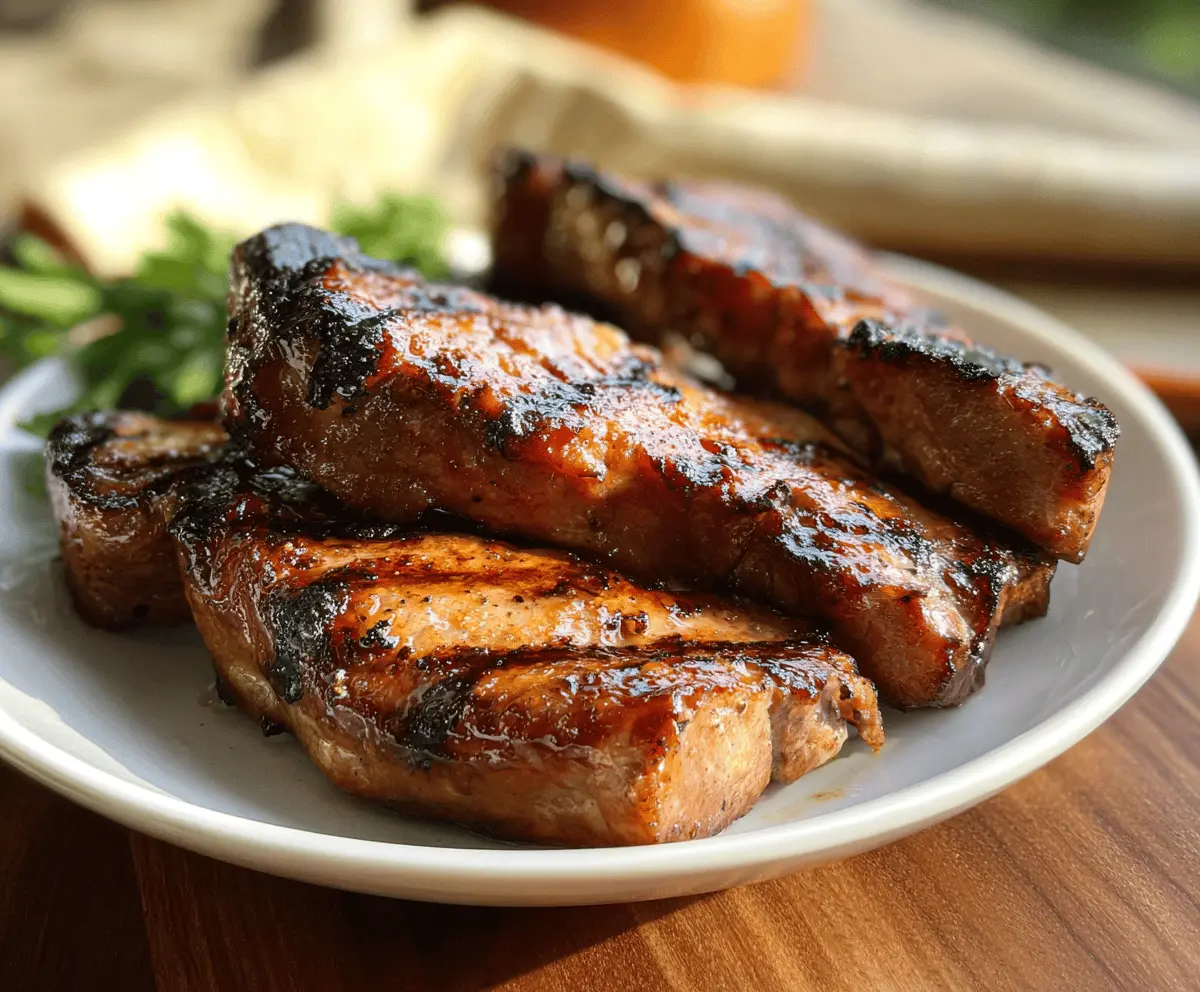 Easy Grilled Country Style Ribs Recipe