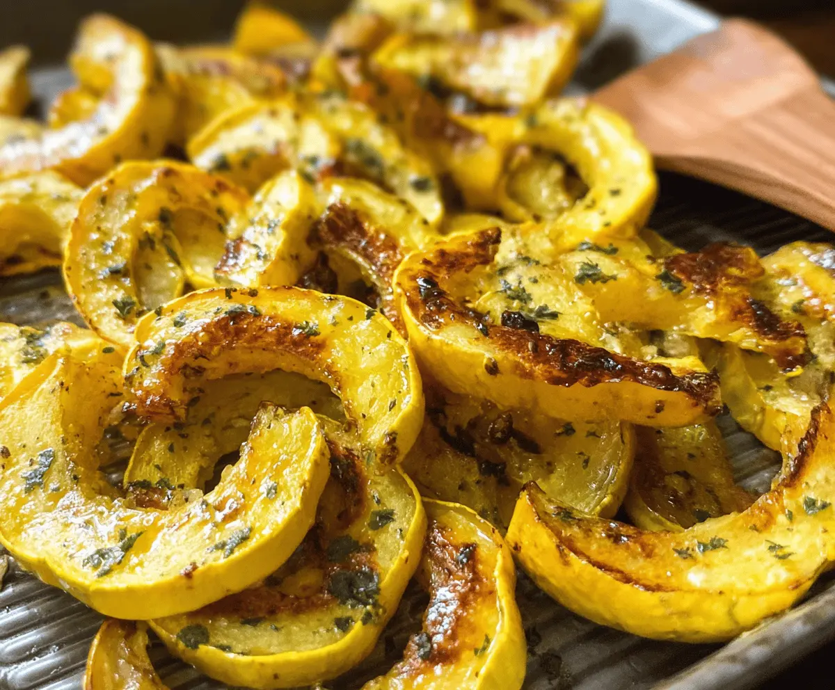 Easy Garlic Roasted Yellow Squash Recipe