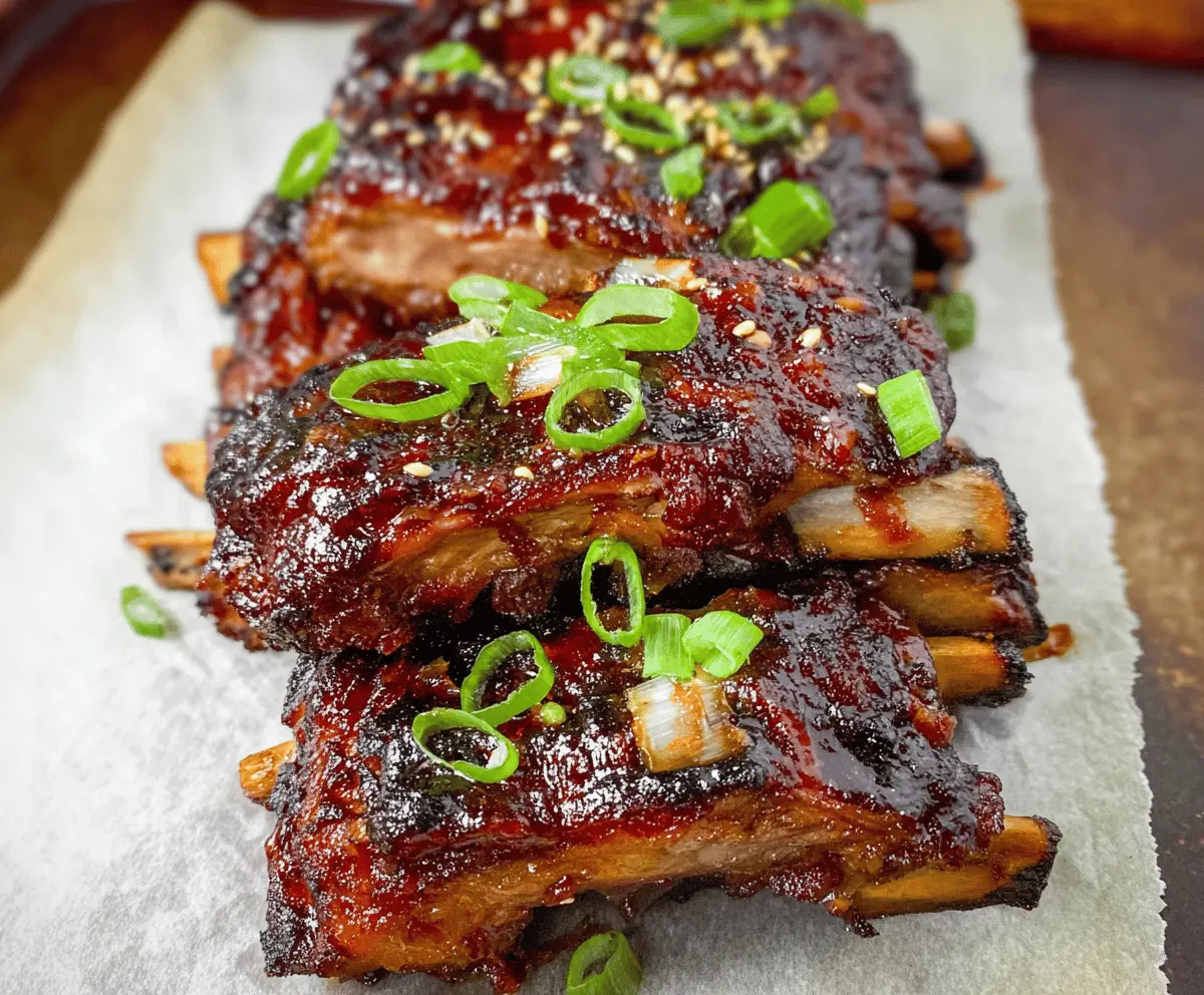 Easy Oven Baked Asian Pork Ribs Recipe