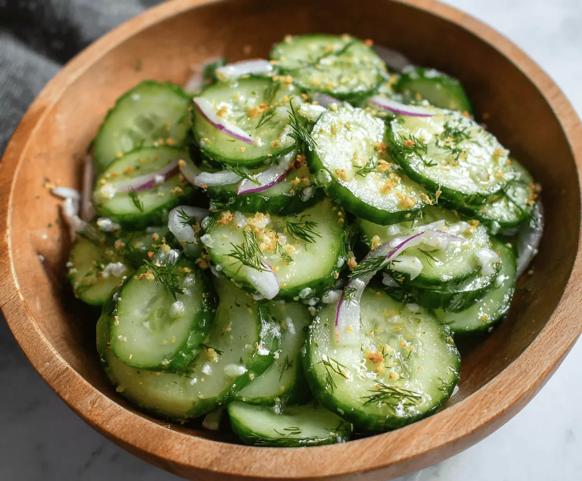 Refreshing Cucumber Salad Recipe for Summer