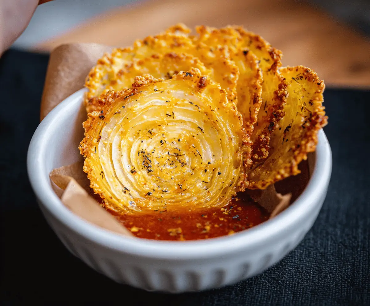 Cheesy Onion Crisps Recipe for Easy Snacks