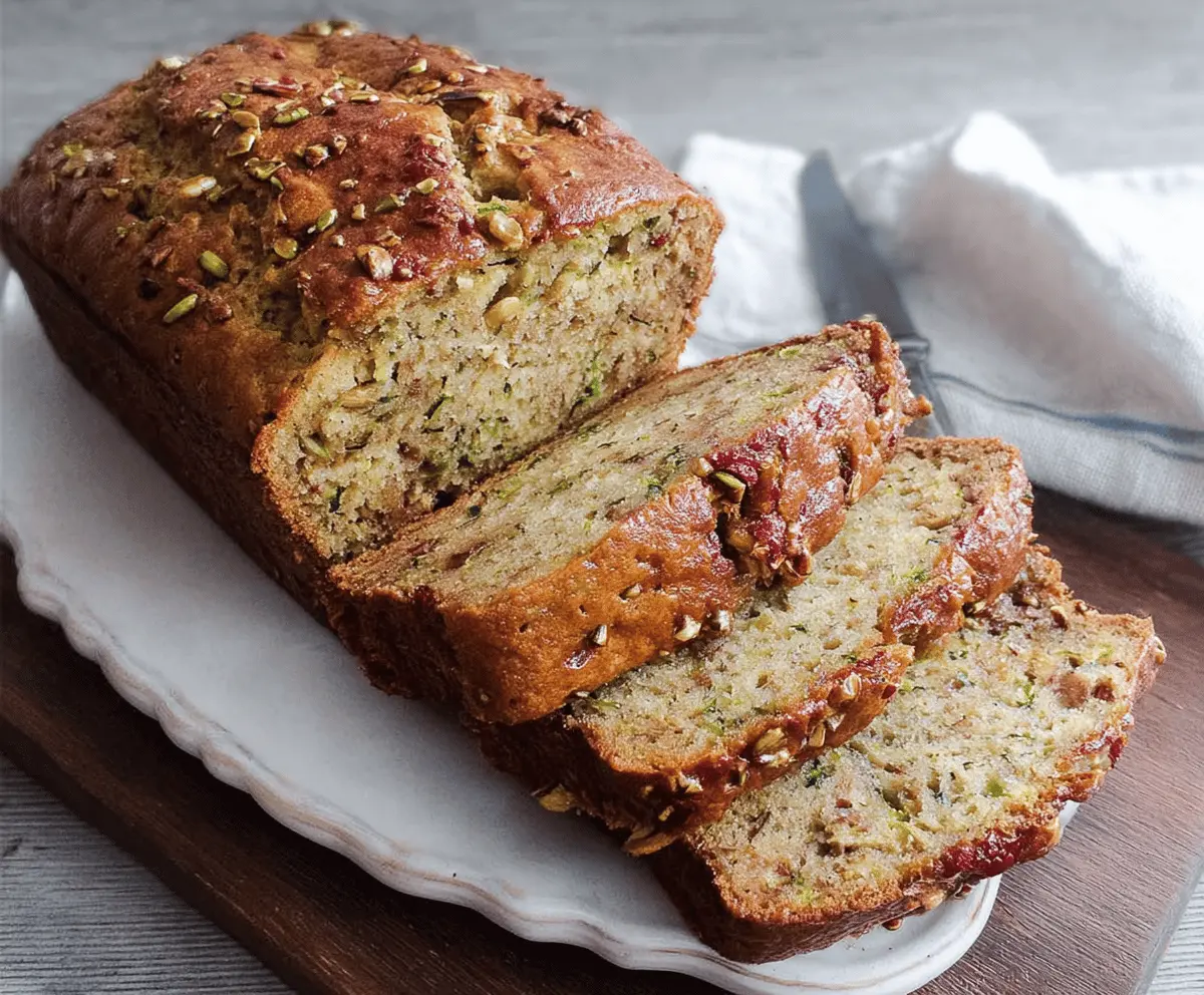 Moist Banana Zucchini Bread Recipe