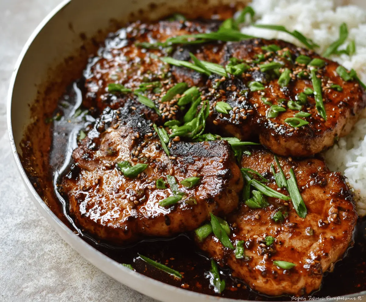 Easy Korean Pork Chops Recipe Ready in 30 Minutes