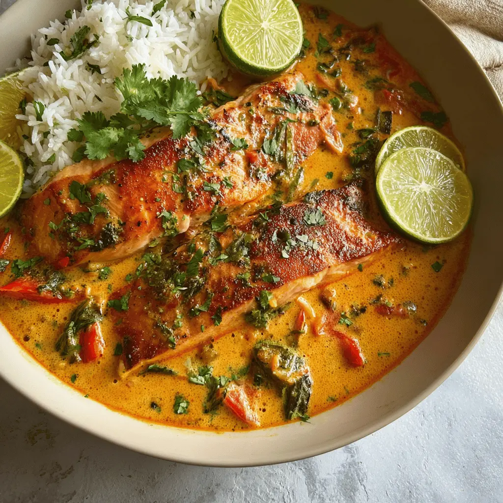 Creamy Coconut Salmon Curry Recipe for Easy Dinners