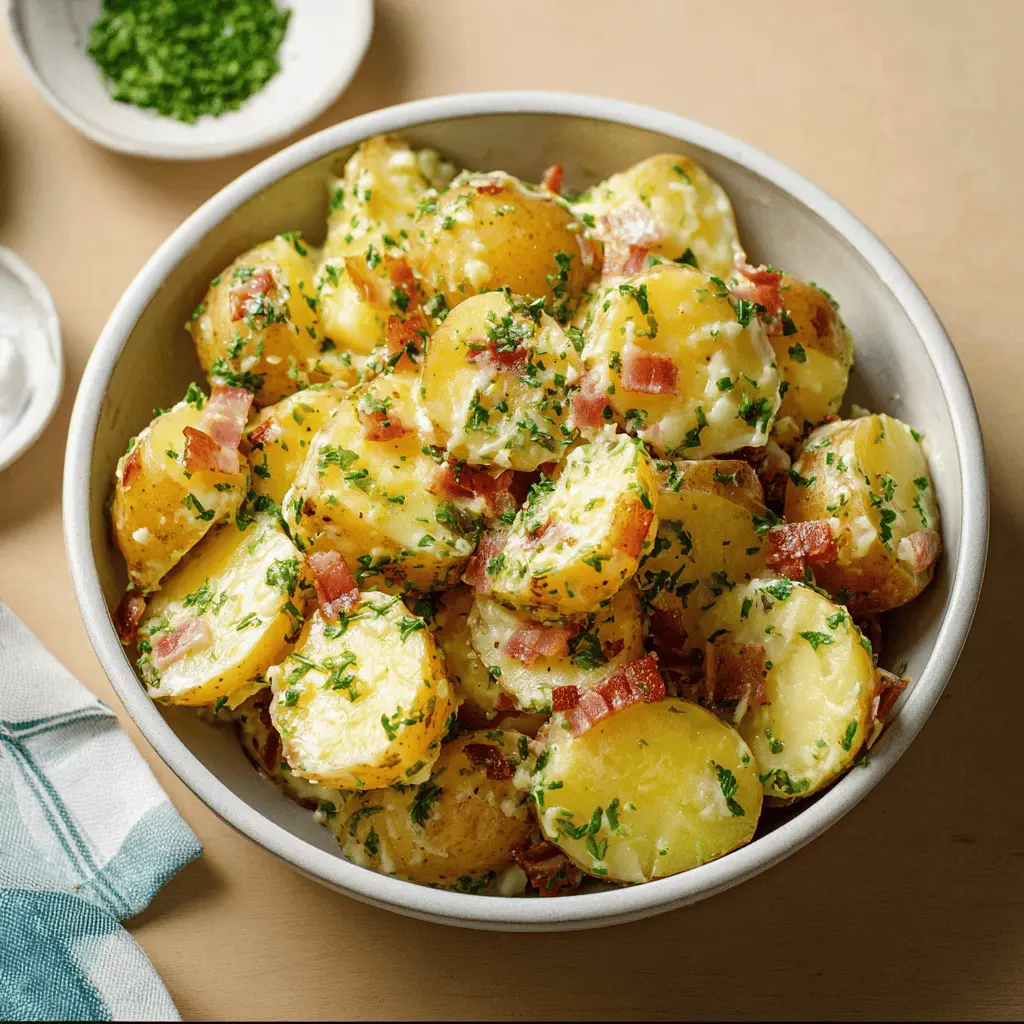 Classic German Potato Salad Recipe Without Mayo