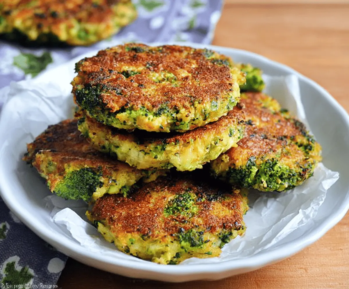 Easy Broccoli Cheese Patties Recipe
