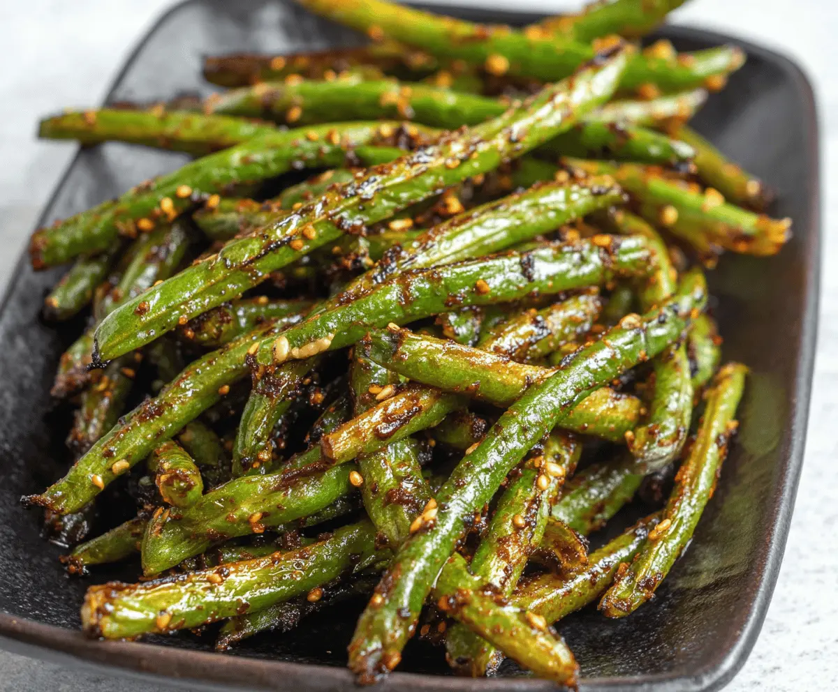 Crunchy Zesty Green Beans Recipe