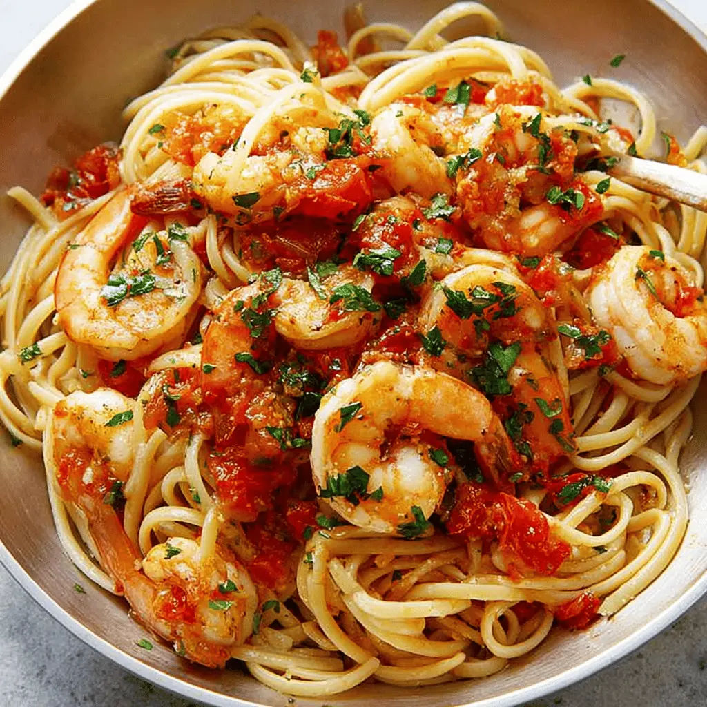 Creamy Italian Shrimp Pasta Recipe