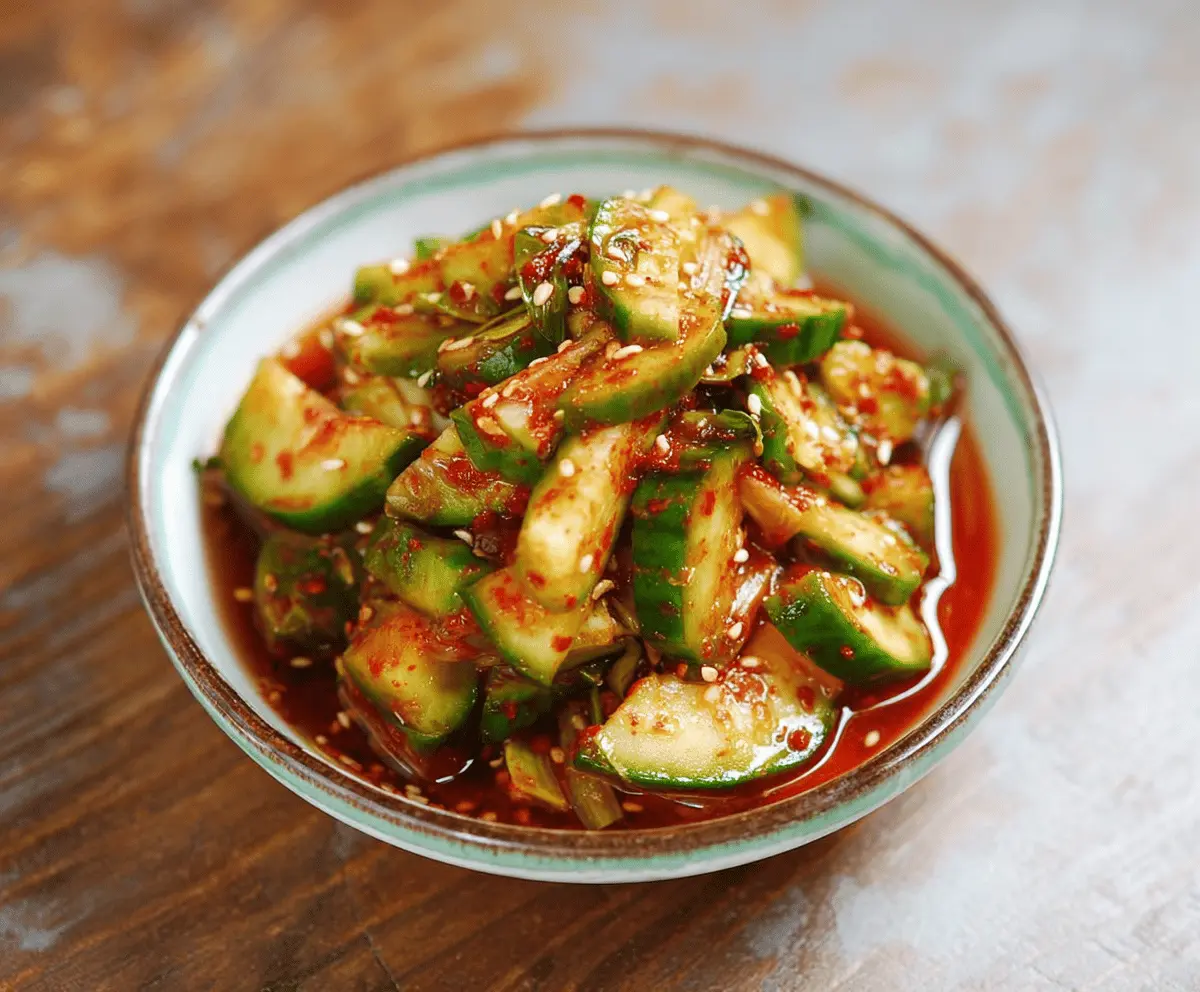 Refreshing Cucumber Kimchi Recipe for Summer