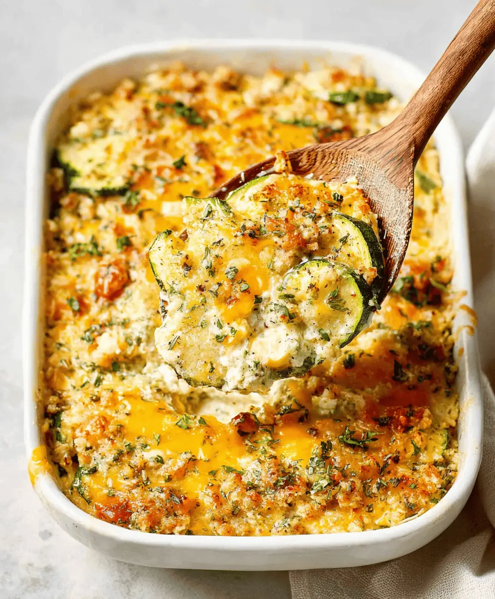 Loaded Zucchini Casserole Recipe Everyone Loves