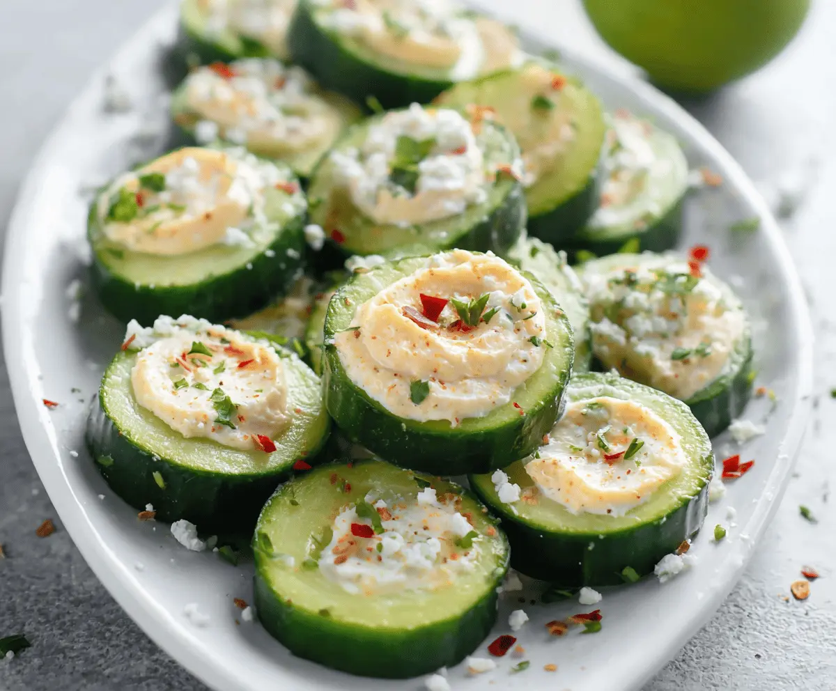 Quick 5-Minute Cucumber Ranch Snack