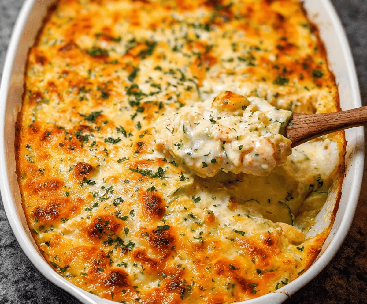 Easy Chicken Zucchini Casserole Recipe