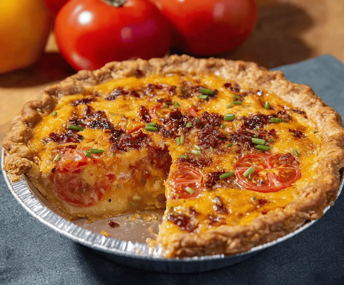Easy Homemade Tomato Pie Recipe