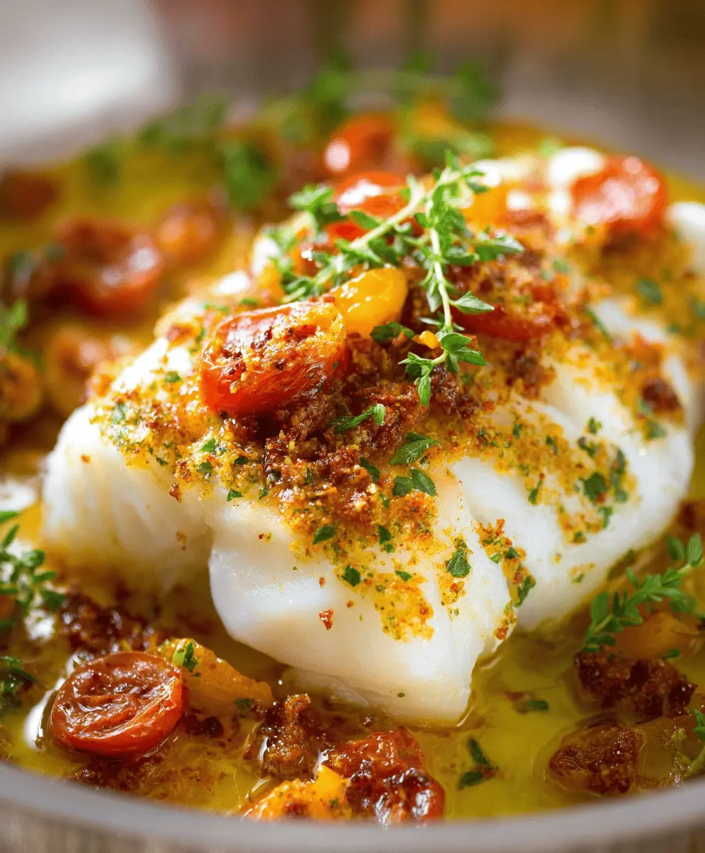 Easy Sweet and Savory Baked Cod Recipe