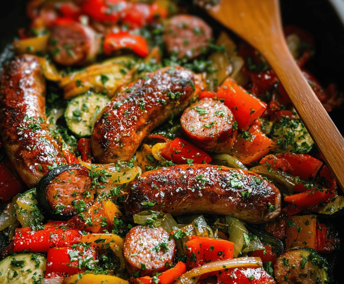 One-Pan Italian Sausage with Peppers and Onions Recipe