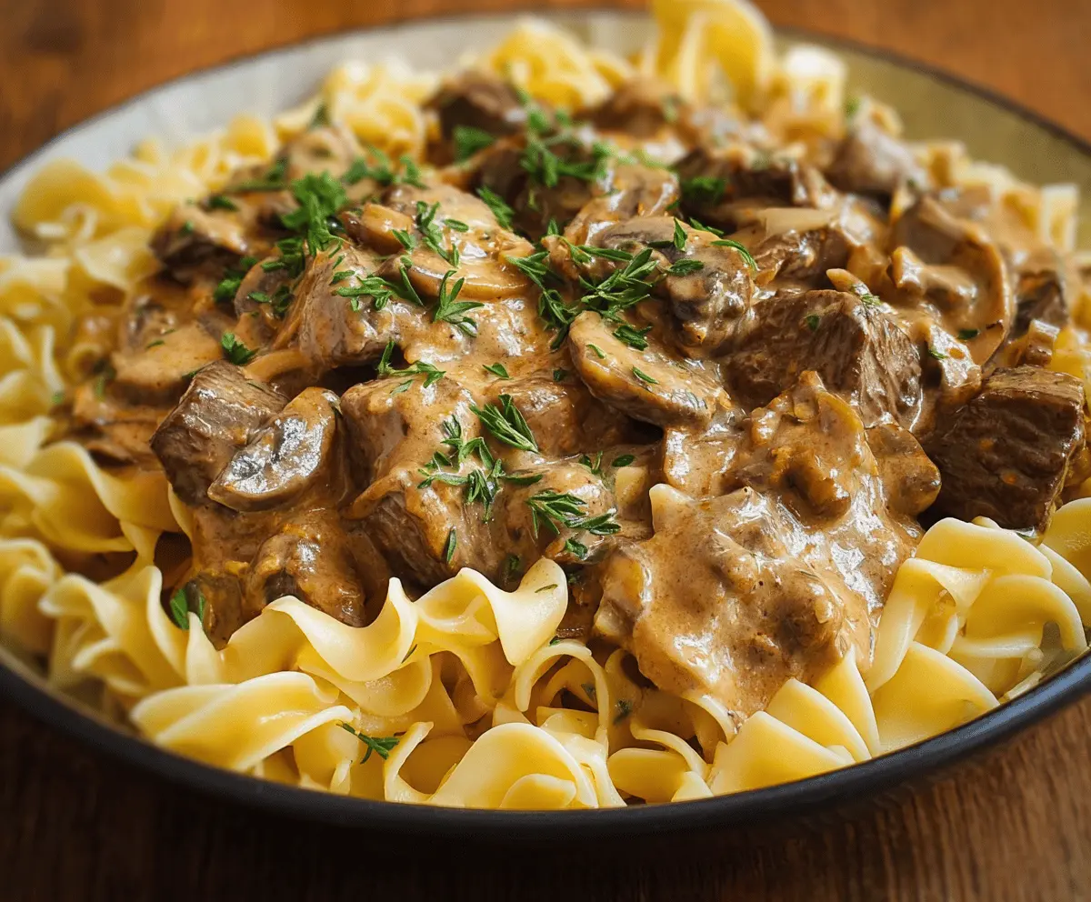 Easy Gordon Ramsay Beef Stroganoff Recipe