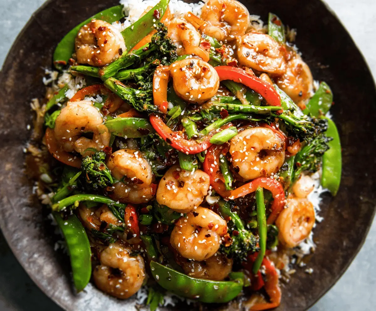 Garlic Shrimp Stir Fry Recipe Quick & Flavorful