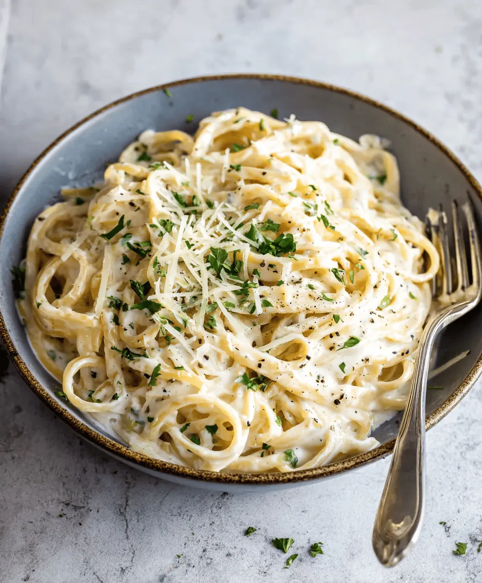 Easy Creamy White Sauce for Spaghetti Pasta
