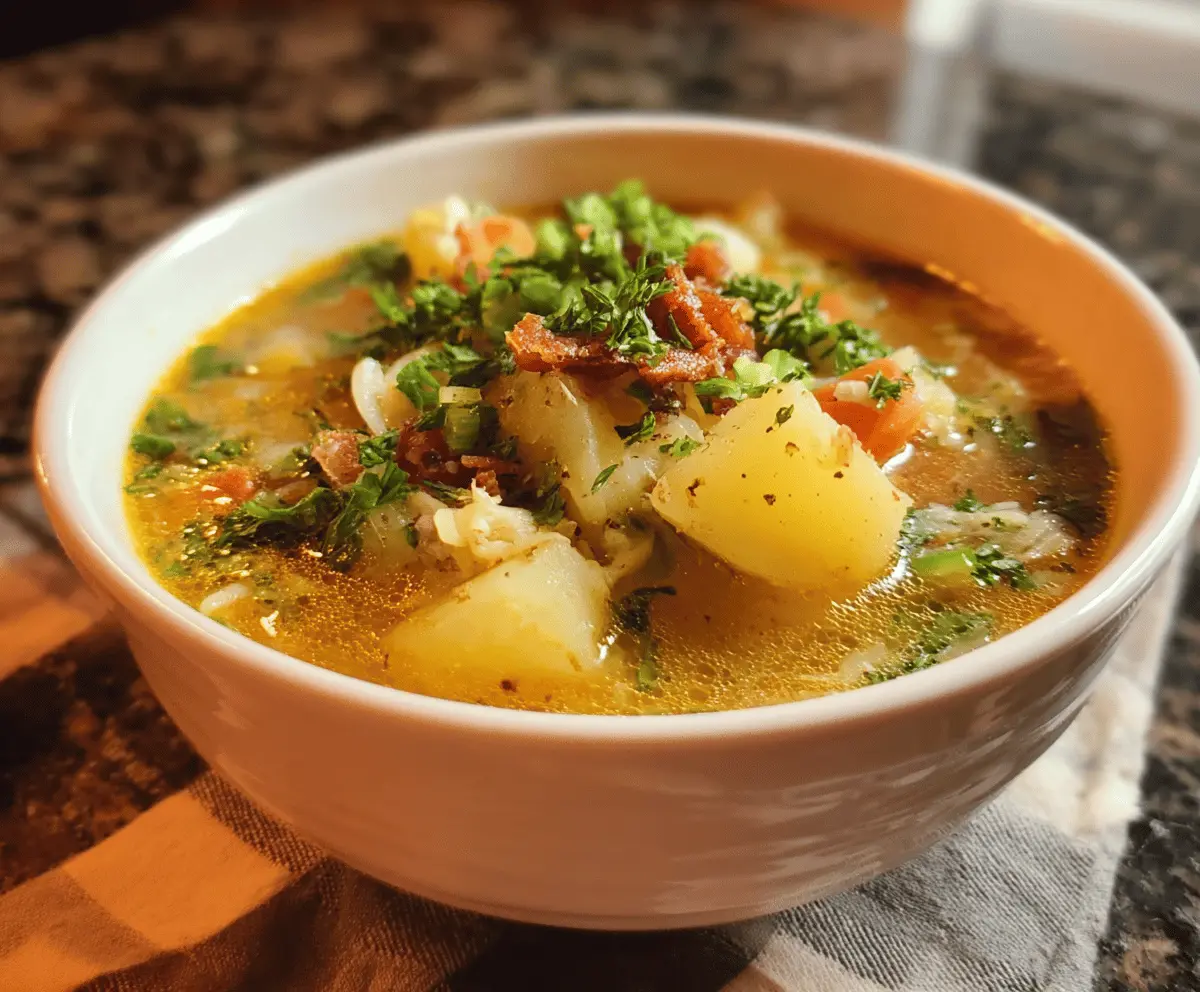 Brothy Tater Soup