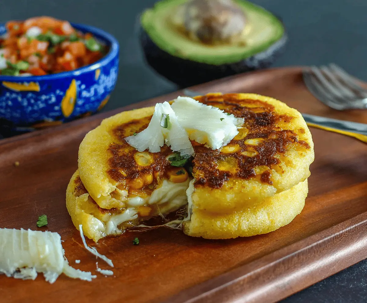 Cheesy Arepa Delight
