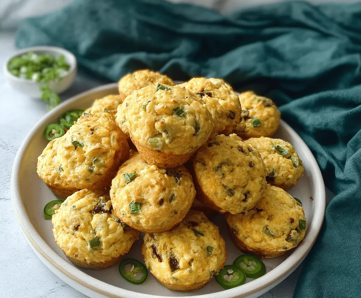 Green Chili Mini Muffins