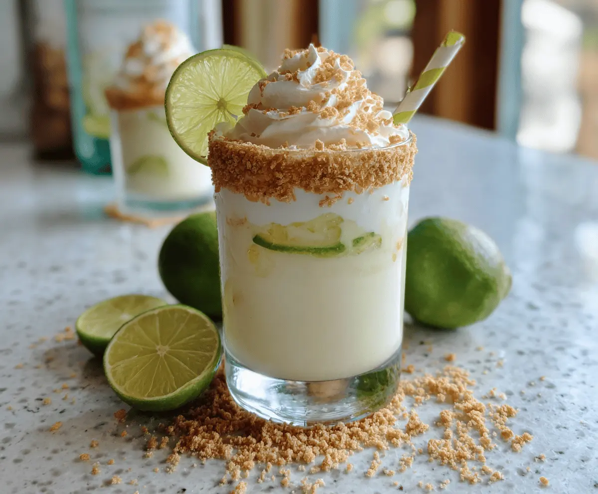 Key Lime Pie Mocktail/Cocktail