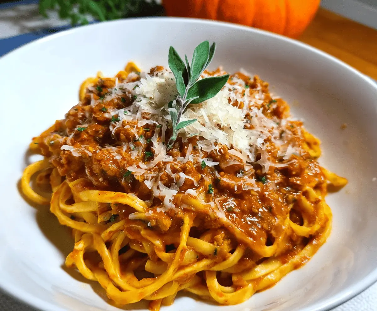 Pumpkin Bolognese
