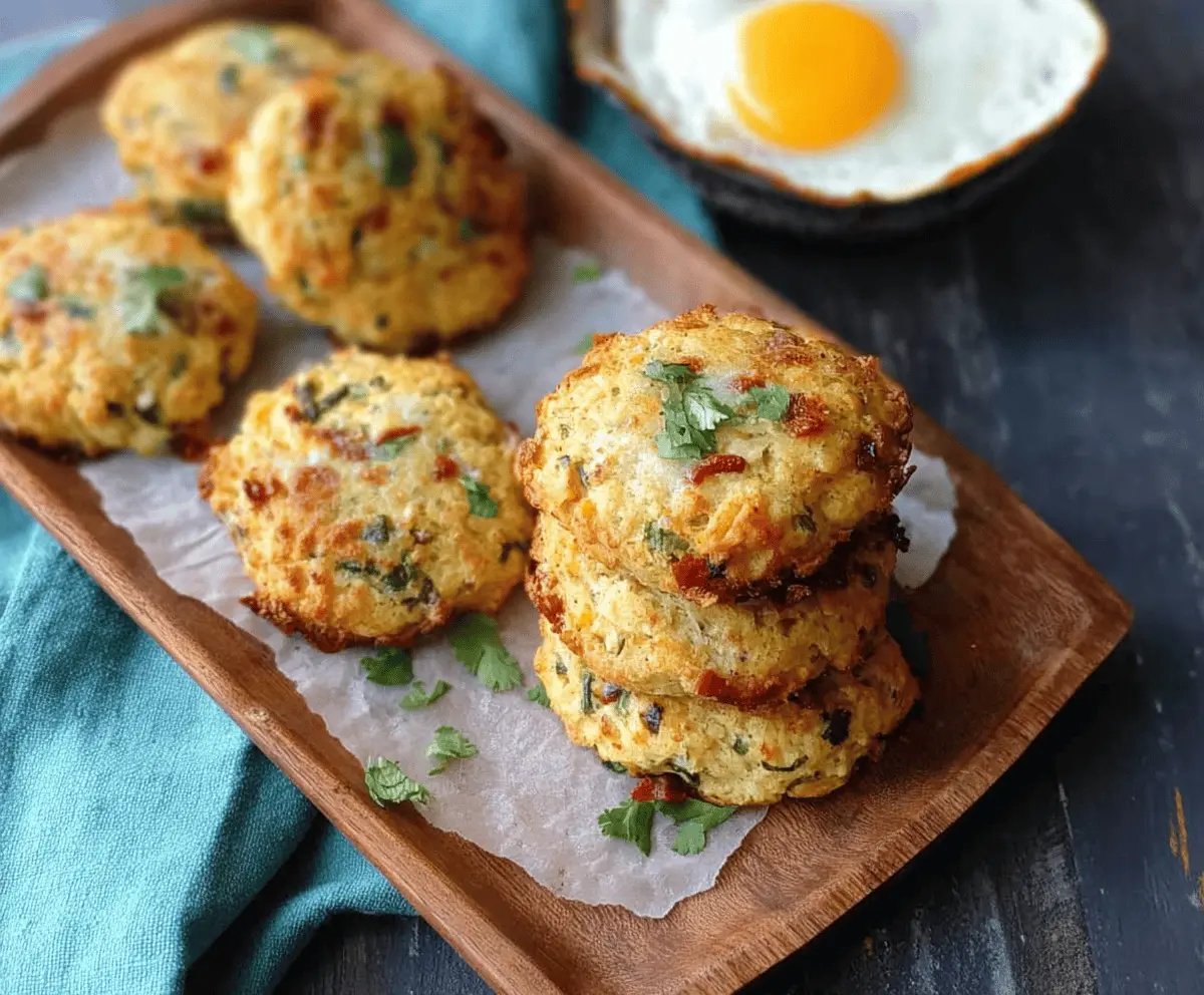 Savory Keto Breakfast Cookies