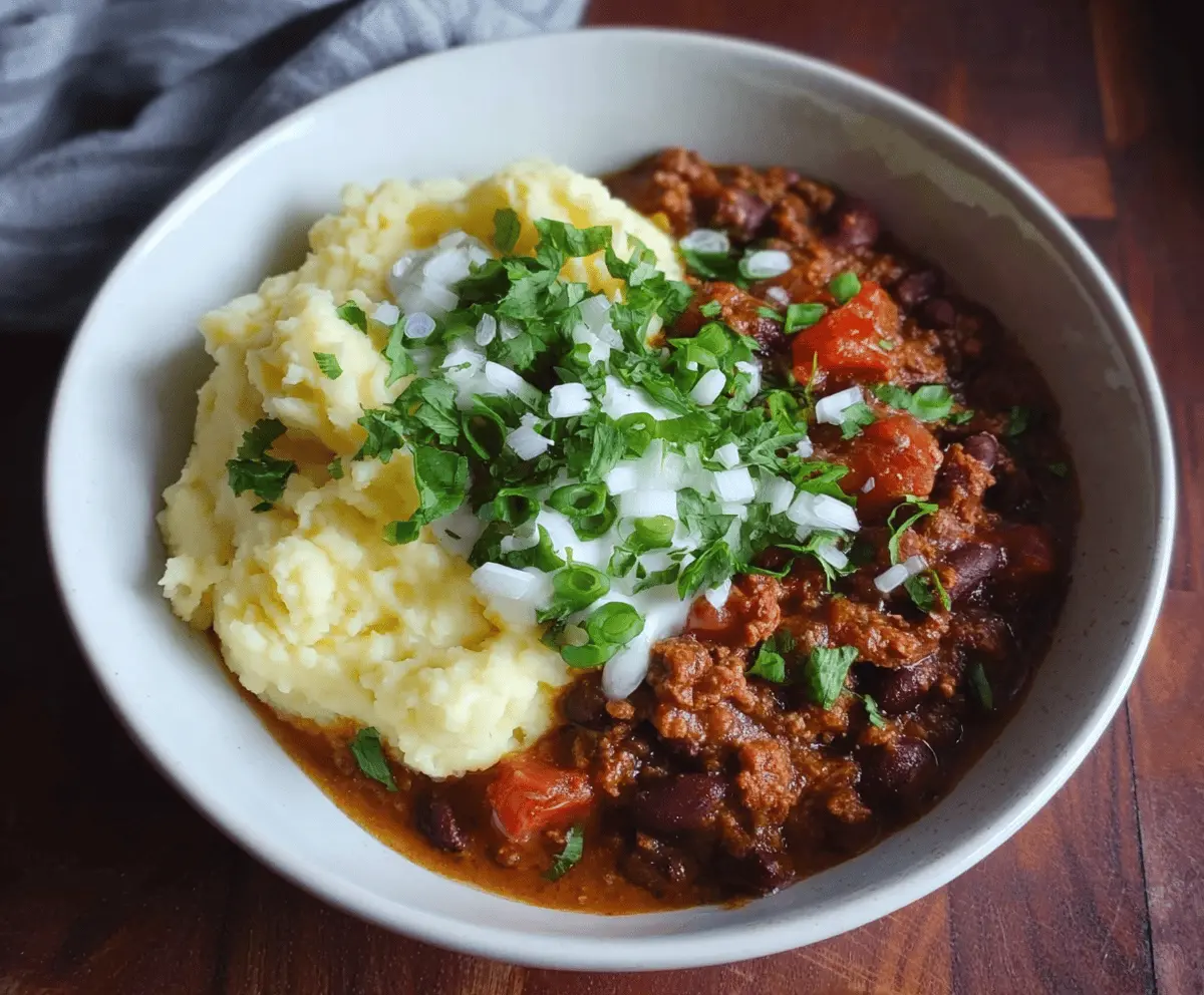 Spicy Chili with Mash