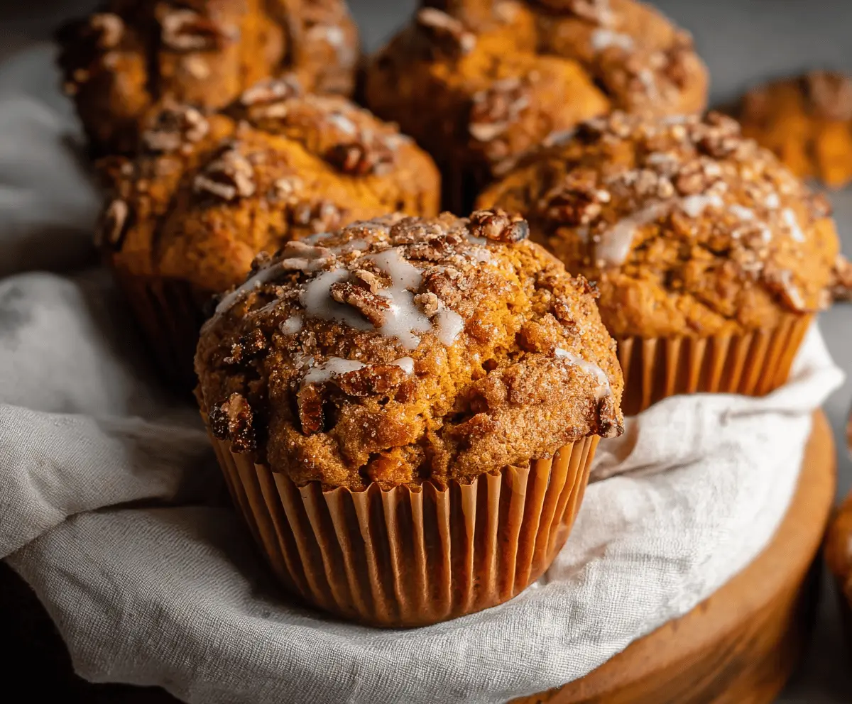 Delicious homemade sweet potato muffins with a golden-brown crust, perfect for breakfast or snacks