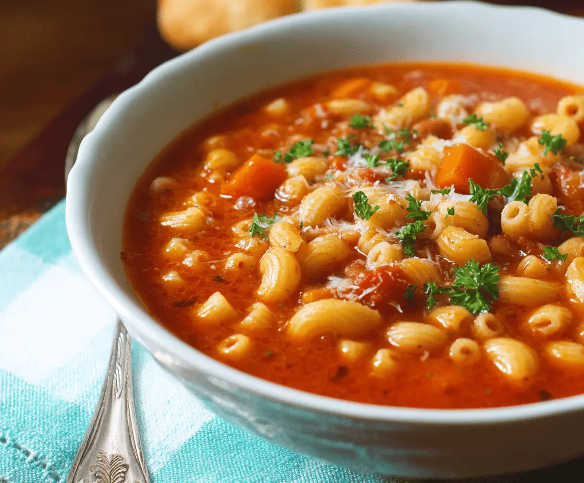 Authentic Italian Pasta Fagioli Recipe