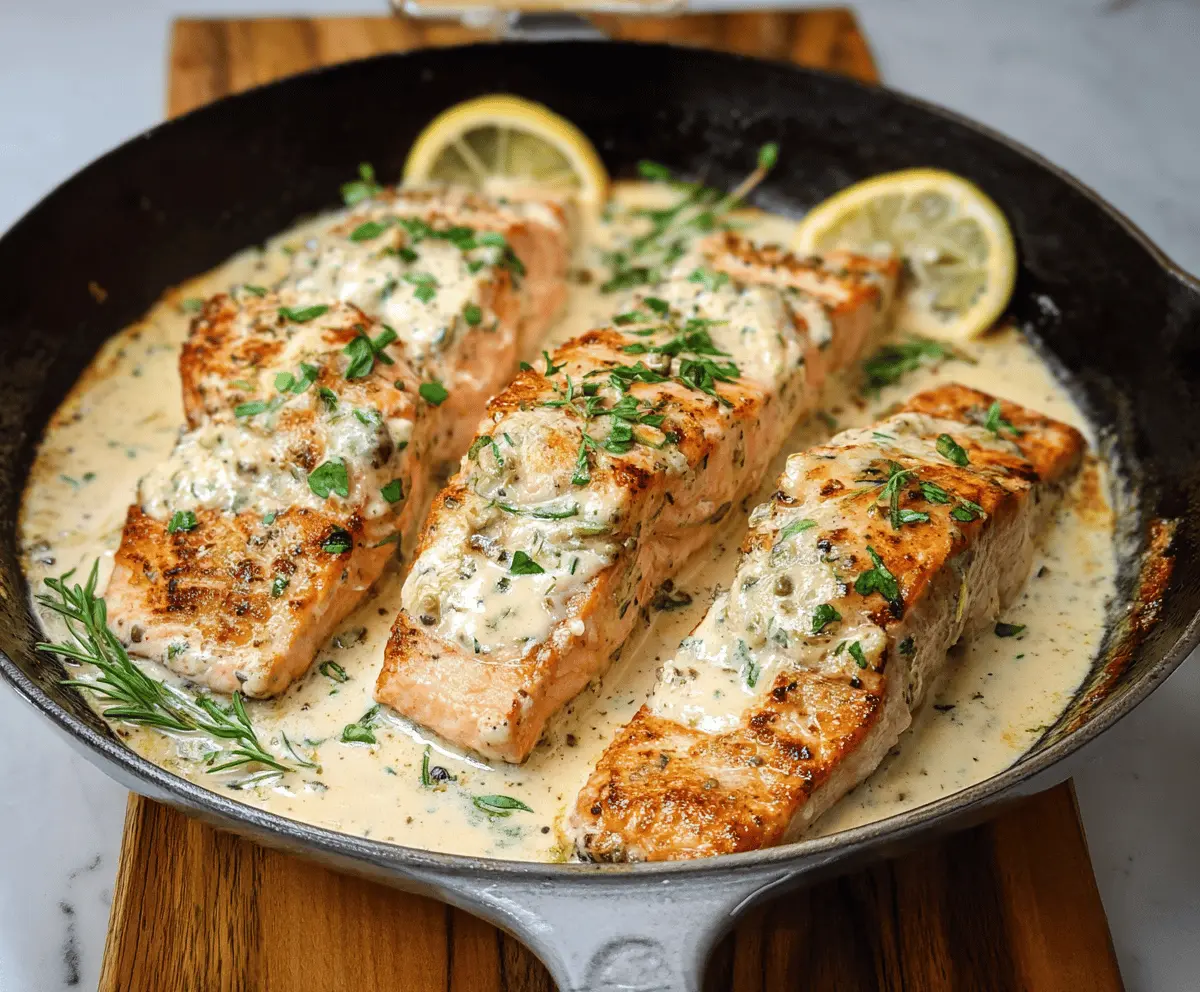 Baked Boursin Salmon