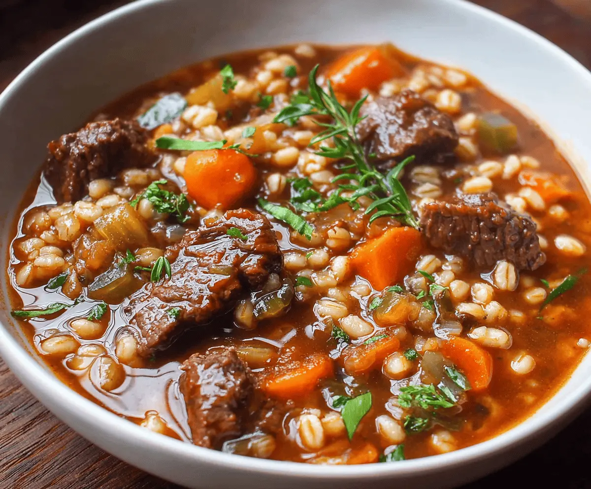 Beef and Barley Stew