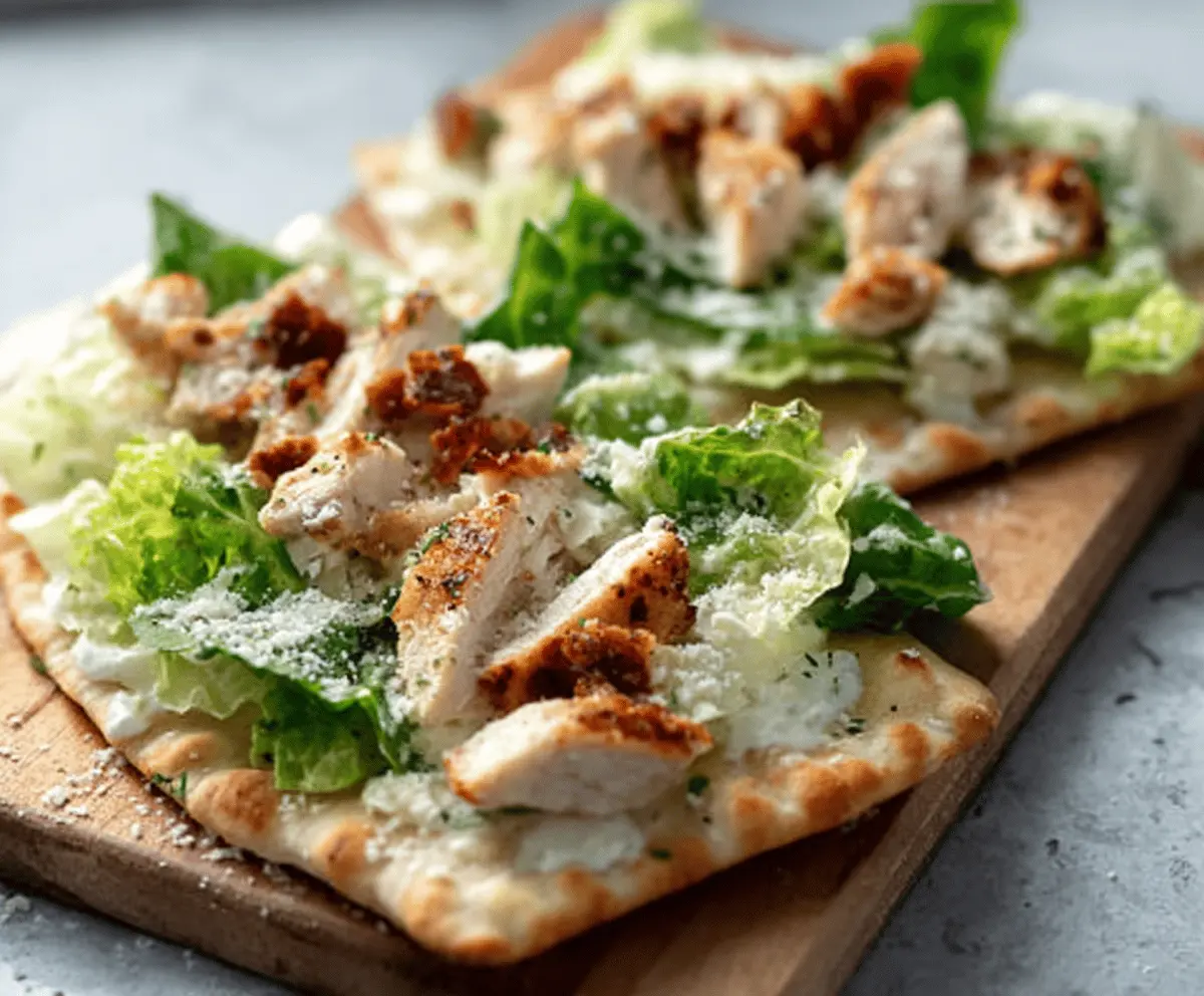 Chicken Caesar Flatbread 