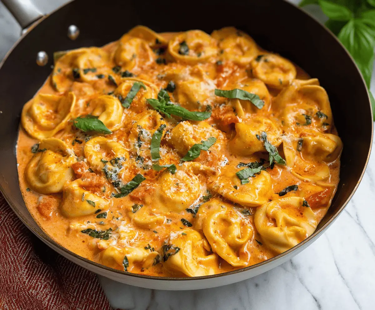 Creamy Tomato Tortellini