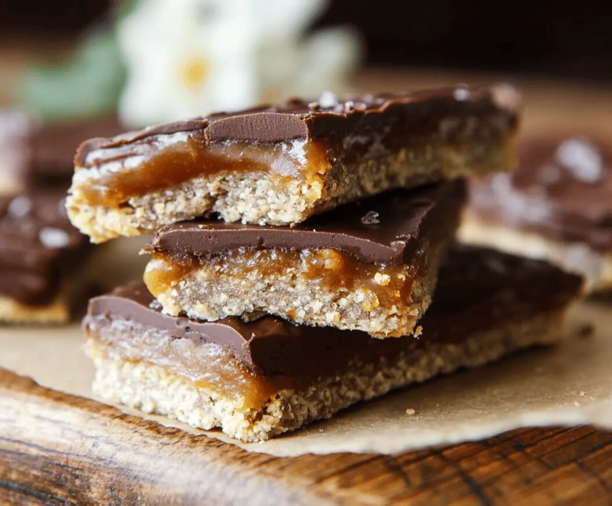 Homemade Date Twix Bars