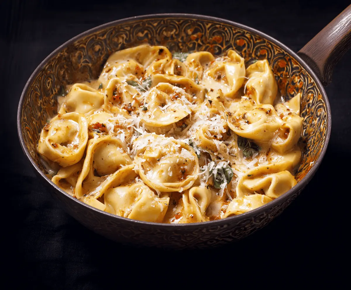 Delicious Marry Me Tortellini pasta dish with rich sauce and fresh herbs
