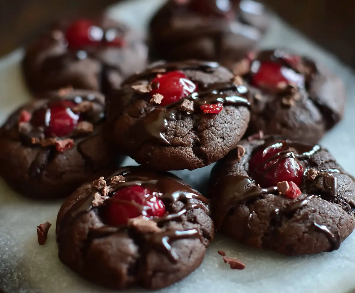 Chocolate Cherry Cookies