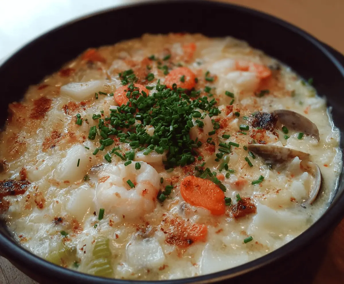 Creamy Seafood Hot Pot